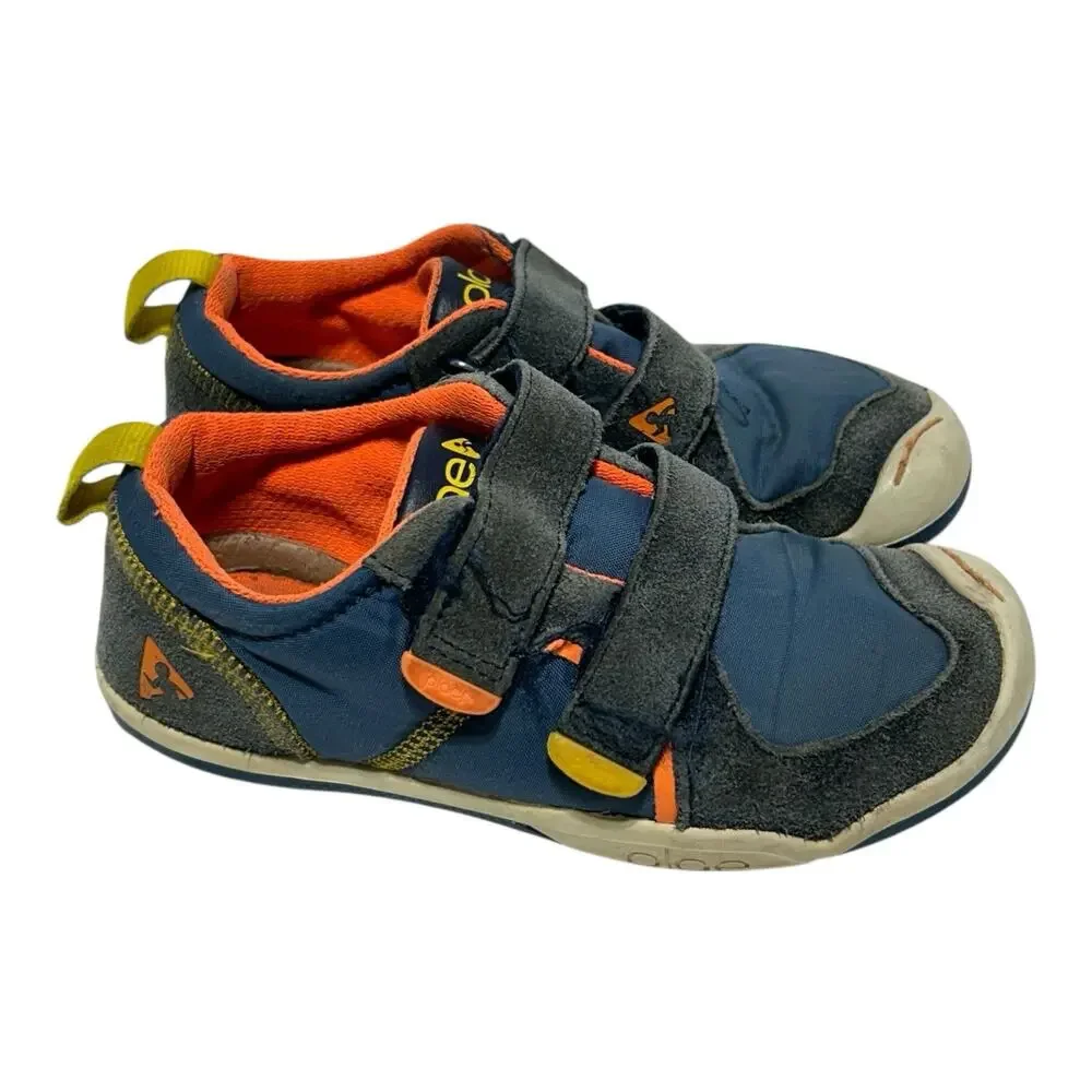 Plae Ty Sneakers Kids Size 11.5 Boys Girls Blue Orange